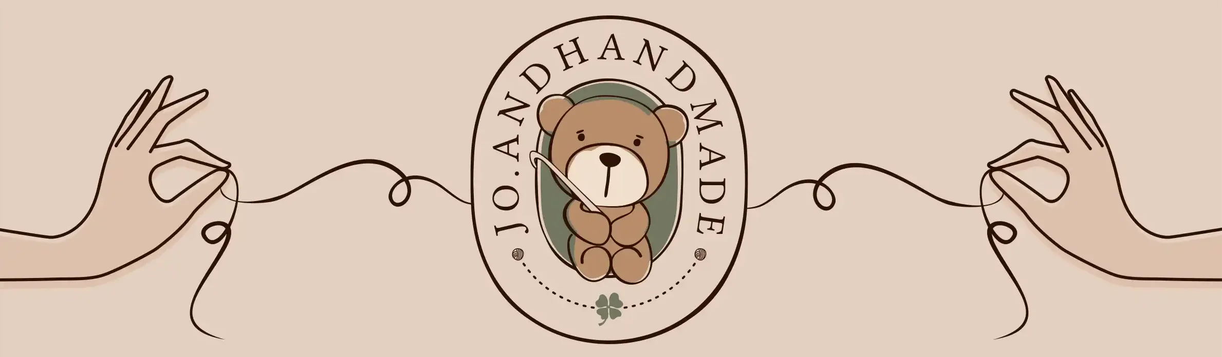 logo z misiem i ręcę